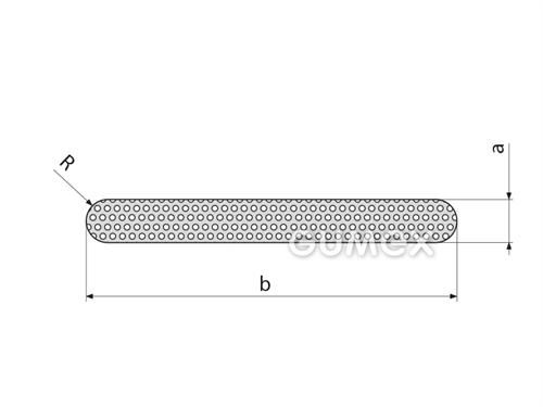 MIKROPORÖSE GUMMIPROFILE I-FORM